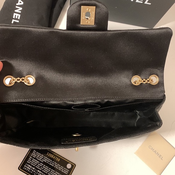 CHANEL Rare Rectangular East West Precious Gem Jewel Black💕Pink Bijoux Gold Bag - Picture 7 of 16